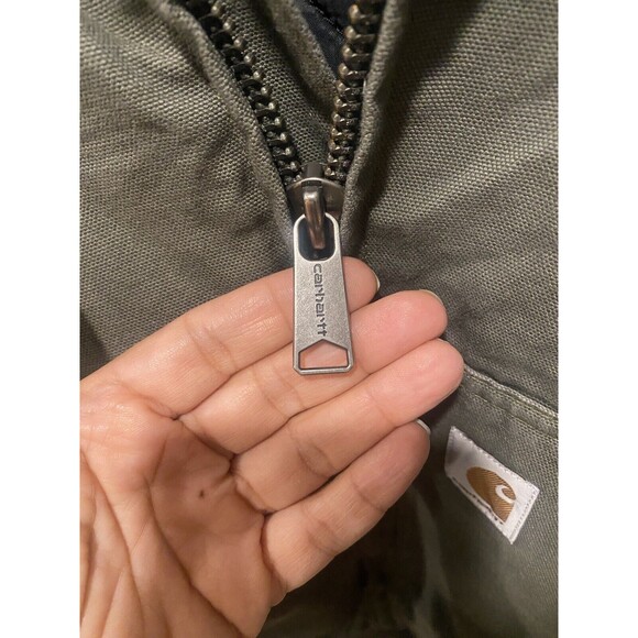 Carhartt Detroit Jacket 3M Insulated Mens Sz 4XL J130 Moss Green Gropcore - Picture 8 of 12